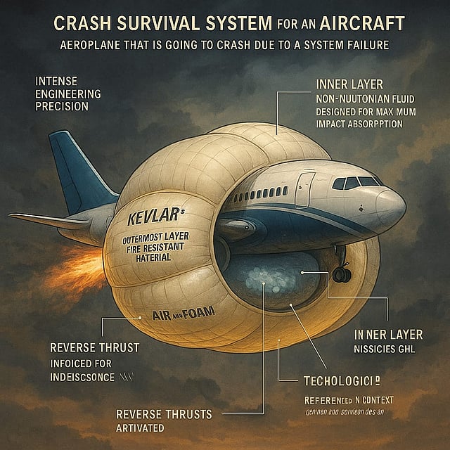 Engineers eye AI-powered airbags to stop plane crash carnage