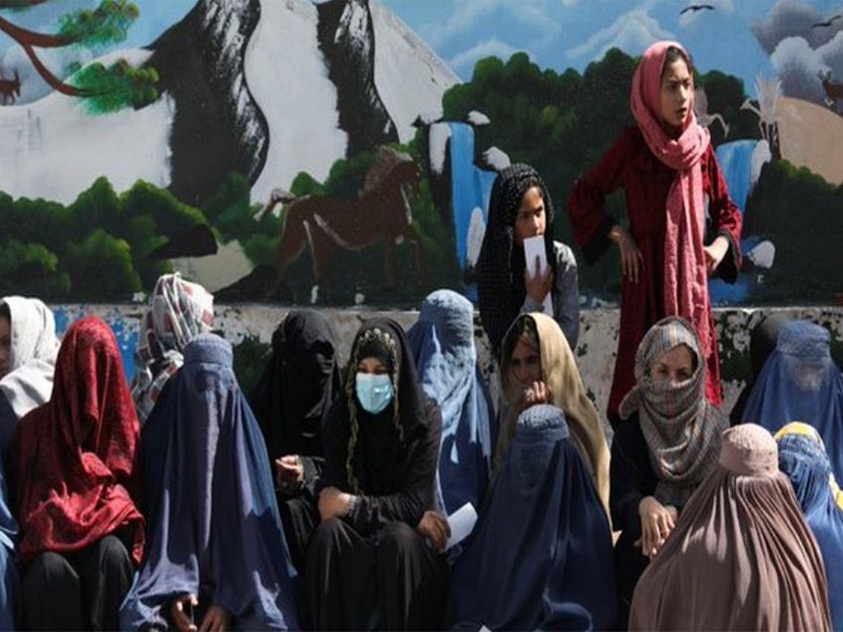 Women aid workers in Afghanistan face restrictions.