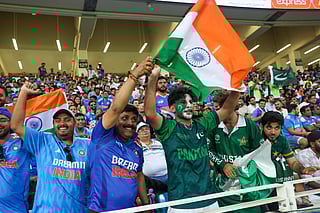 Indian and Pakistan fans.