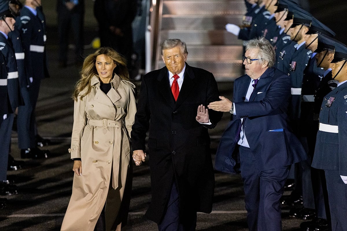 US President Donald Trump Arrives For UK State Visit