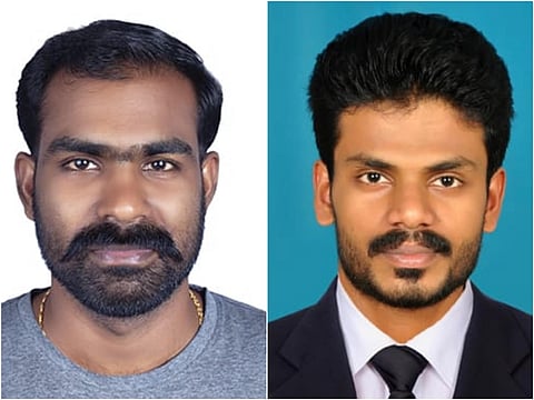 Abhilash Kunjappy (left) and Jibin Peter 