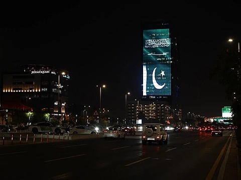 Saudi Arabia and Pakistan flags light up Saudi towers to celebrate new defence pact