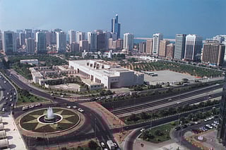 Abu Dhabi’s skyline