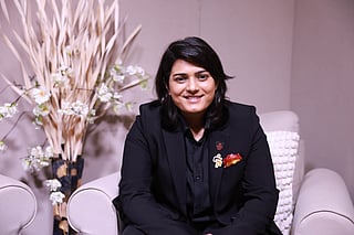 Former UAE women's cricket team captain, sports commentator, and Podcast host Charvi Bhatt