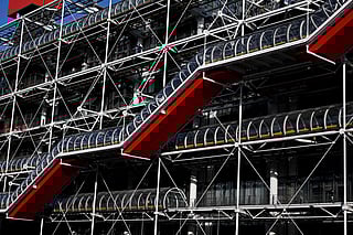 The museum, famed for its multicoloured exterior and exposed piping and escalators, draws millions of visitors every year to admire the architecture as much as the art.