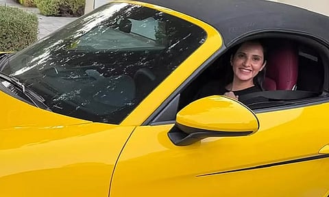 Sania Mirza flaunts new car on her dad's birthday