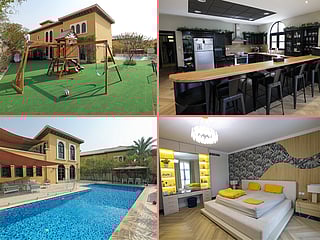 Here's a snapshot of the sprawling mansion, the size of a football field at The Villa in Dubailand