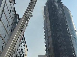 Dubai uses 'Shaheen' drones to put out building fire