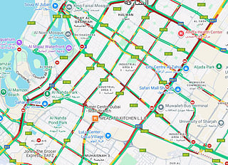 Major traffic delays reported on Dubai-Sharjah roads