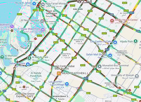 UAE traffic alert: Heavy delays on key Dubai routes including E11 and E311 Road