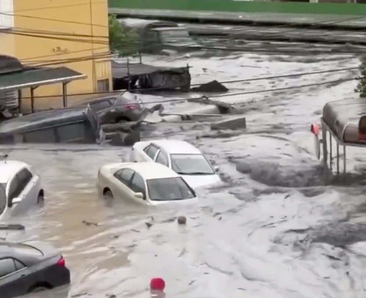 Mud, debris, floodwaters have heavily damaged or destroyed infrastructure in eastern and southern Taiwan — including the collapse of the Matai’an Creek Bridge and flooding of a railway station and train lines. 