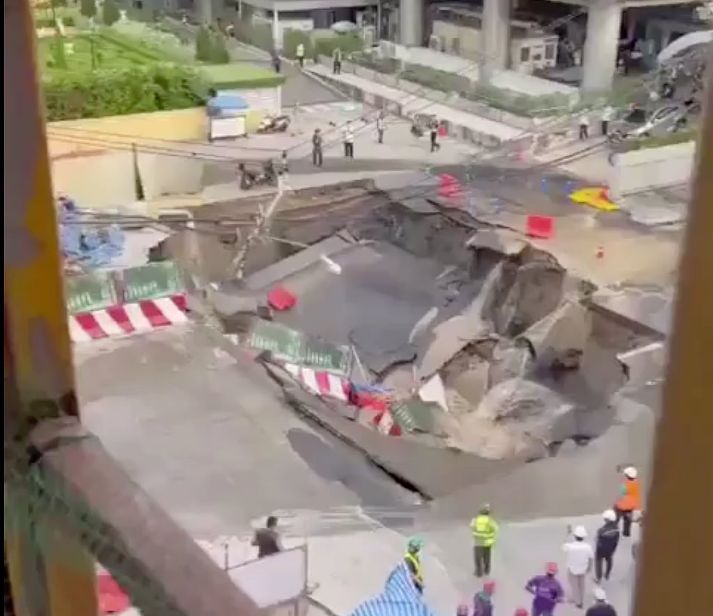 The Bangkok sinkhole: Initial assessments by emergency responders pegged it at approximately 30 metres wide by 30 metres long and over 15 metres deep, though later reports from the Bangkok Metropolitan Administration (BMA) revised the depth to a chilling 50 metres. 