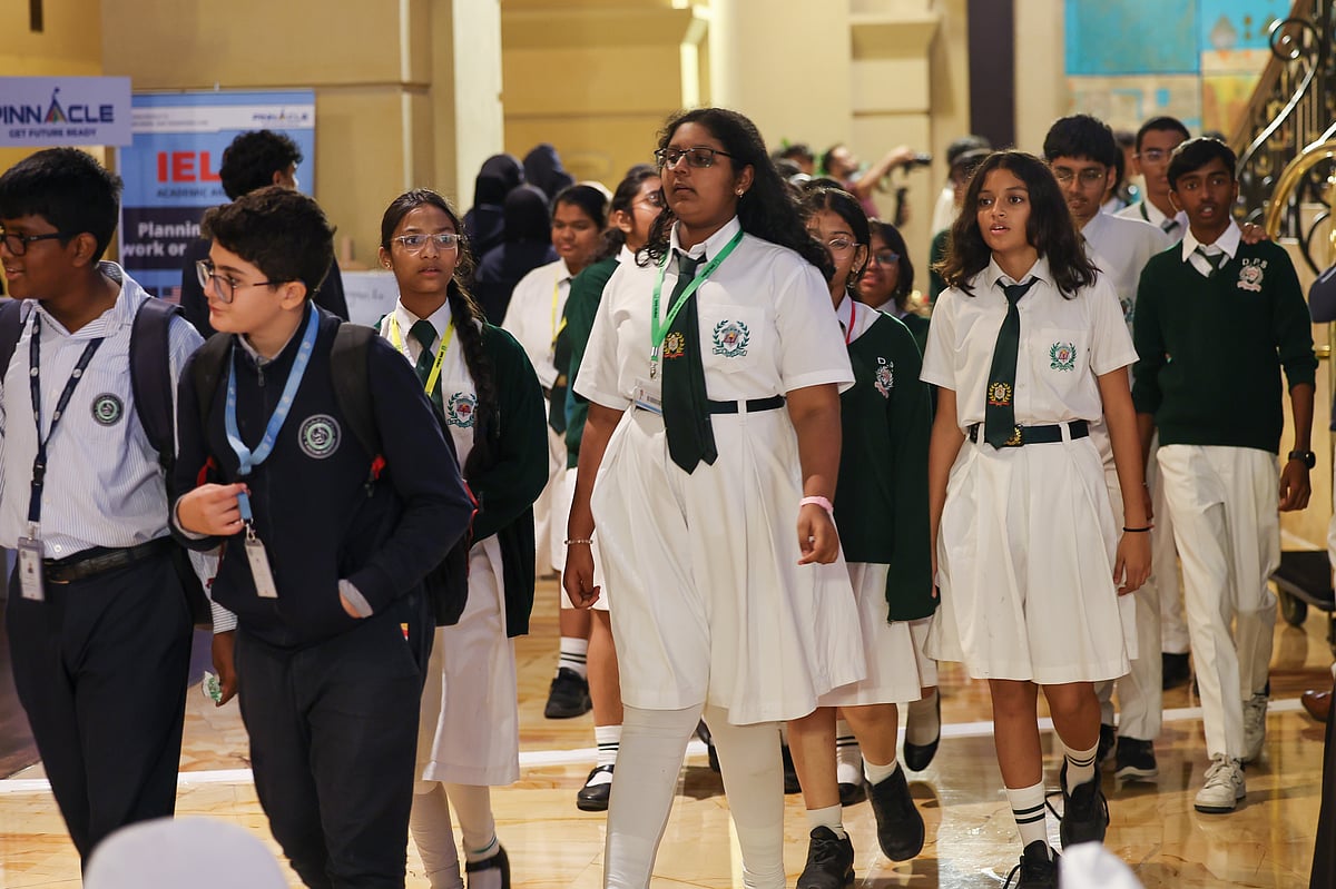 High schools students visiting Edufair's May edition 