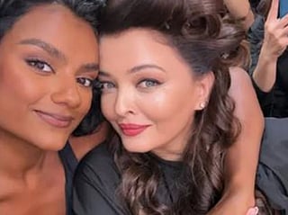 Simone Ashley, Aishwarya Rai Bachchan (Photo/instagram/@simoneashley)