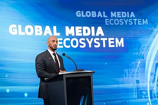 Abdulla bin Mohammed bin Butti Al Hamed, Chairman of the National Media Office and Chairman of the UAE Media Council, and Chairman of BRIDGE.  