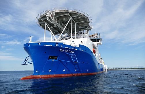 Specialised ships like the 'NKT Victorial' use various tools to find the exact location of the cable cut, retrieve the cable, splice the damaged sections (replacing damaged sections with new cable segments), test and lower back to the seabed. 