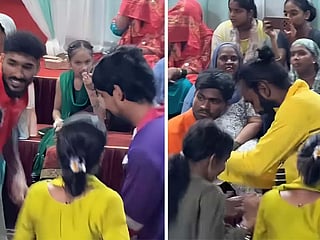 Divided by work, united by Garba: Viral Navratri clip