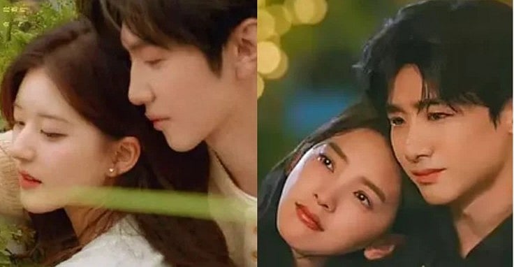 Zhao Lusi and Chen Zheyuan in The Hidden Love, and Zhang Ruonan, Bai Jingting in The First Frost. 