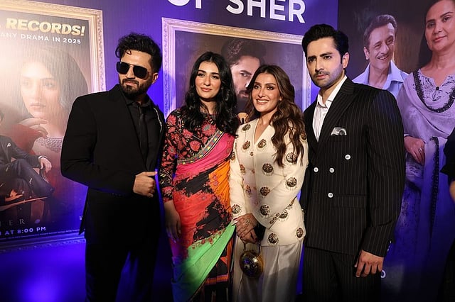 Danish Taimoor and Sarah Khan's Sher ends with grand Karachi premiere