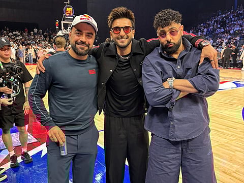 Bollywood star Ranveer Singh, singer Badshah, and cricketer Rashid Khan brought star power courtside at the NBA Abu Dhabi Games 2025.