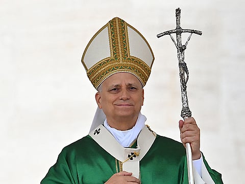 Pope Leo XIV celebrates the Jubilee Mass at St. Peter's Square at the Vatican.