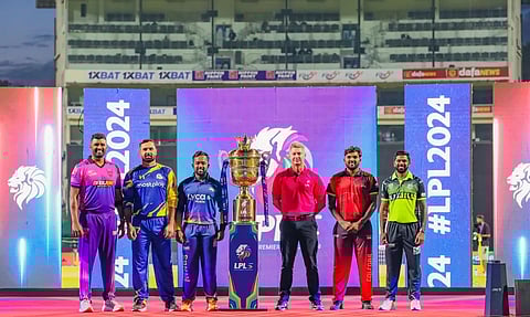 Captains during the Lanka Premier League last year.
