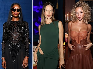 Naomi Campbell, Alessandra Ambrosio and Rose Bertram in Dubai