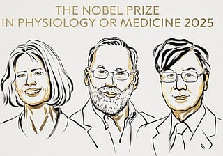 From left: Mary E. Brunkow, Fred Ramsdell and Shimon Sakaguchi.