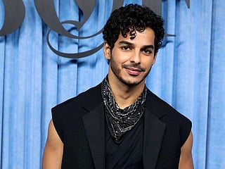 Actor Ishaan Khatter on the sidelines of the Paris Fashion Week Spring-Summer 2026