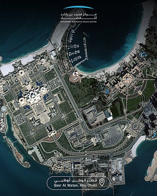  See Dubai, Abu Dhabi monuments from space