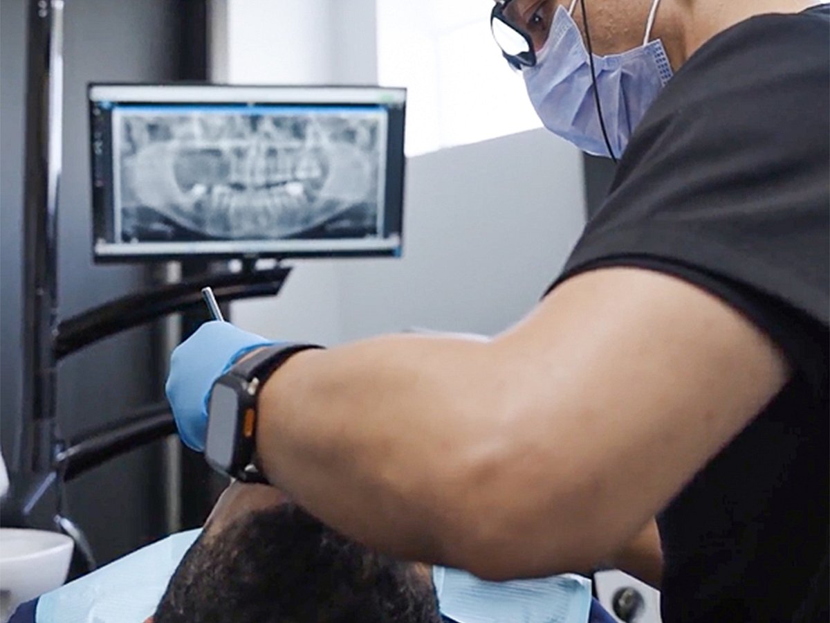 Altaher underwent advanced jaw prosthesis. 