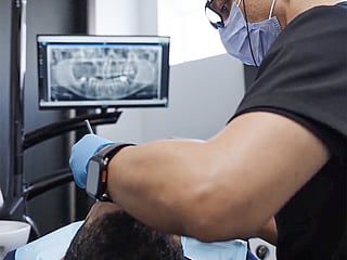 Altaher underwent advanced jaw prosthesis. 