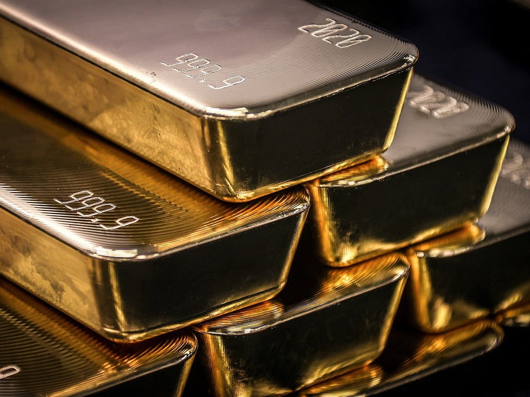 Gold bullion bars are pictured after being inspected and polished at the ABC Refinery in Sydney. File photo taken August 5, 2020.