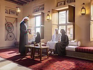 A file photo of visitors at the Seef Heritage Hotel Dubai, Curio Collection by Hilton. More UAE travellers are seeking culturally immersive experiences. 