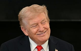 US President Donald Trump at a White House roundtable on October 8, 2025, as global attention turns to his Nobel Peace Prize claims, including the Gaza ceasefire.