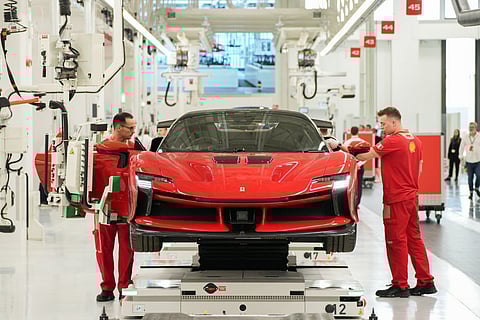 Inside the factory where Ferrari NV will make electric supercars