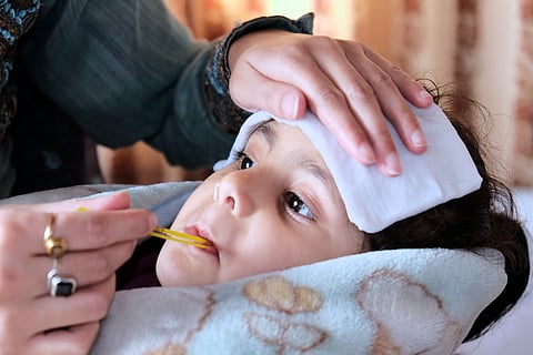 In the UAE, the flu season is between September and March and the health authorities have urged residents, especially those at high risk, to get vaccinated. Photo used for illustrative purposes. 