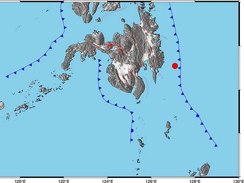 Philippine seismologists say an offshore earthquake with a preliminary magnitude of 7.6 has hit off a southern province 7.6-magnitude earth. A tsunami warning has been raised in the area.