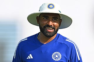 India's Mohammed Siraj 