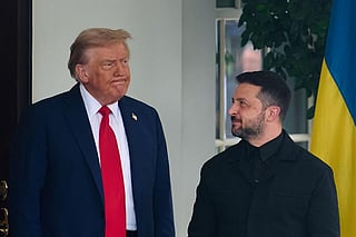 Zelensky, Trump discuss bolstering Ukraine