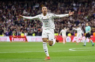 Mbappé statue joins legends at Real Madrid World