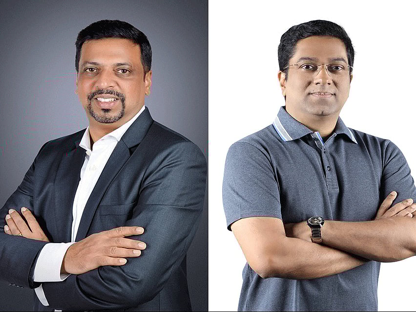 Talus A Arukalil Regional Manager MEA at PNY and Joseph John Regional Sales Manager for HOT Systems at Omnix International