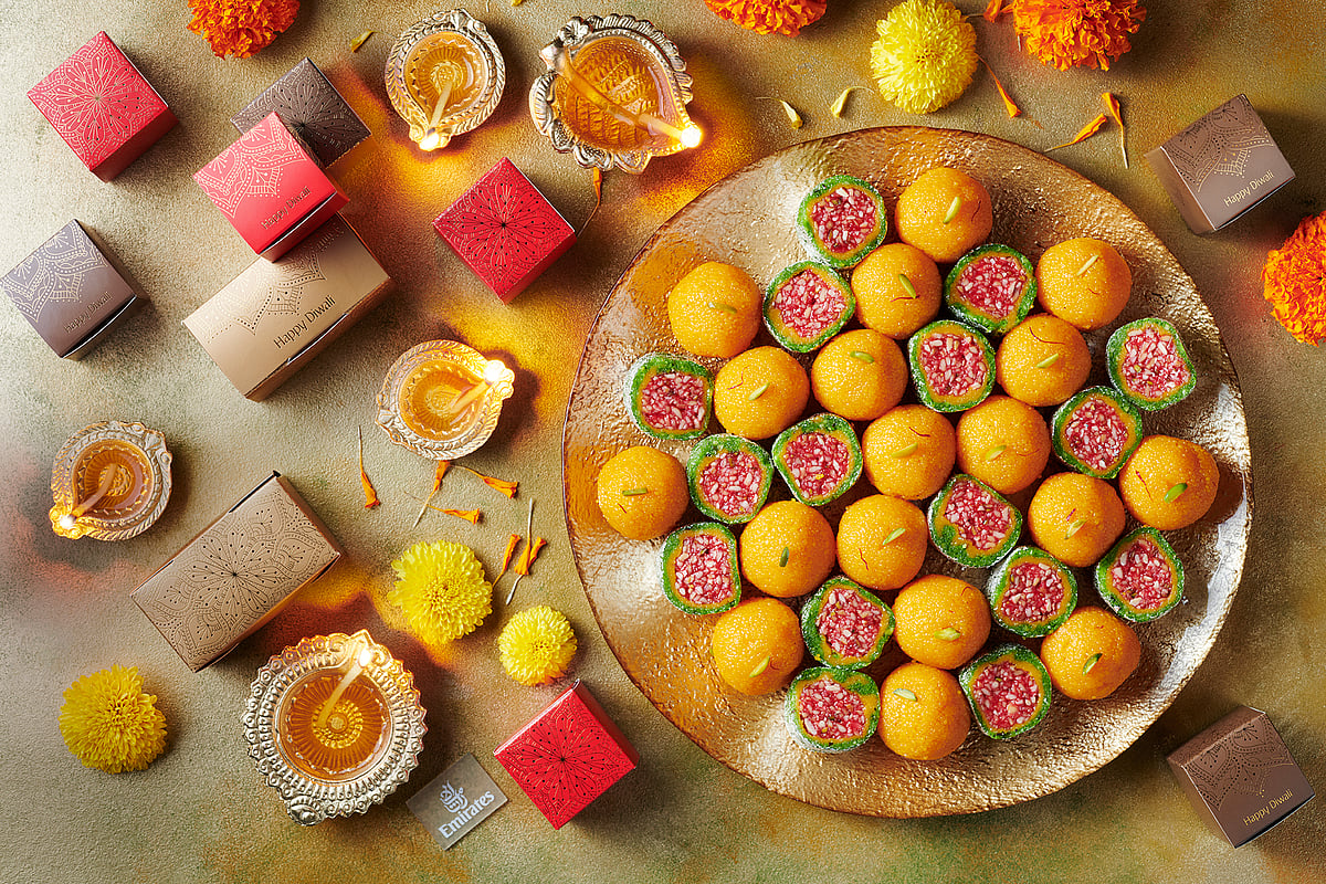 Emirates passengers can look forward to a delightful Diwali celebration on board. 