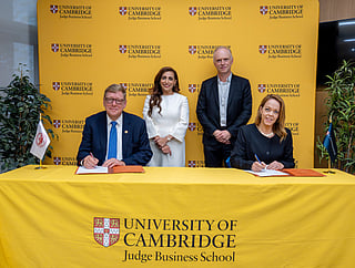 In the presence of Sheikha Bodour bint Sultan Al Qasimi, President of the American University of Sharjah (AUS), during the launch of AUS’s 'Community Connect' initiative.