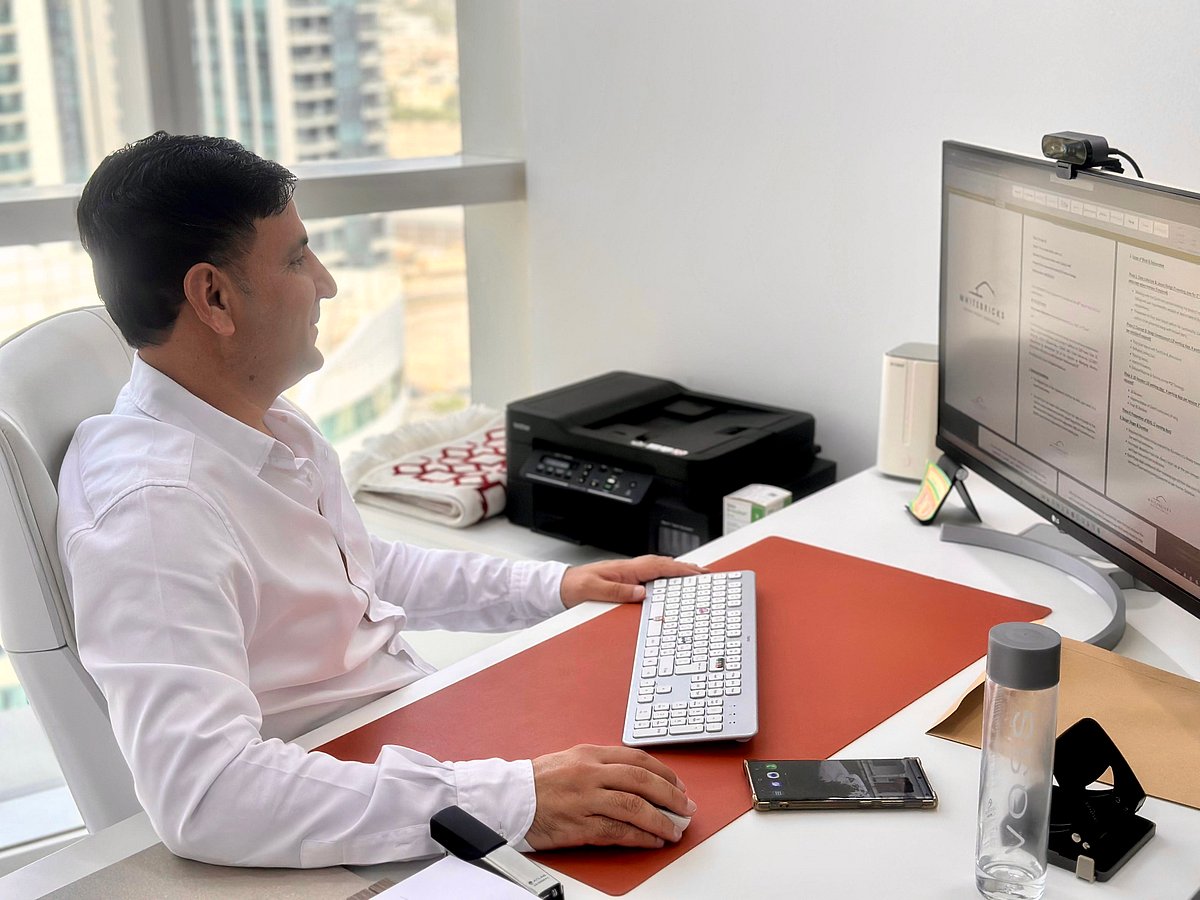 Mohammad Khan Barakzai  received the life-changing call while working at his Business Bay office on Wednesday .