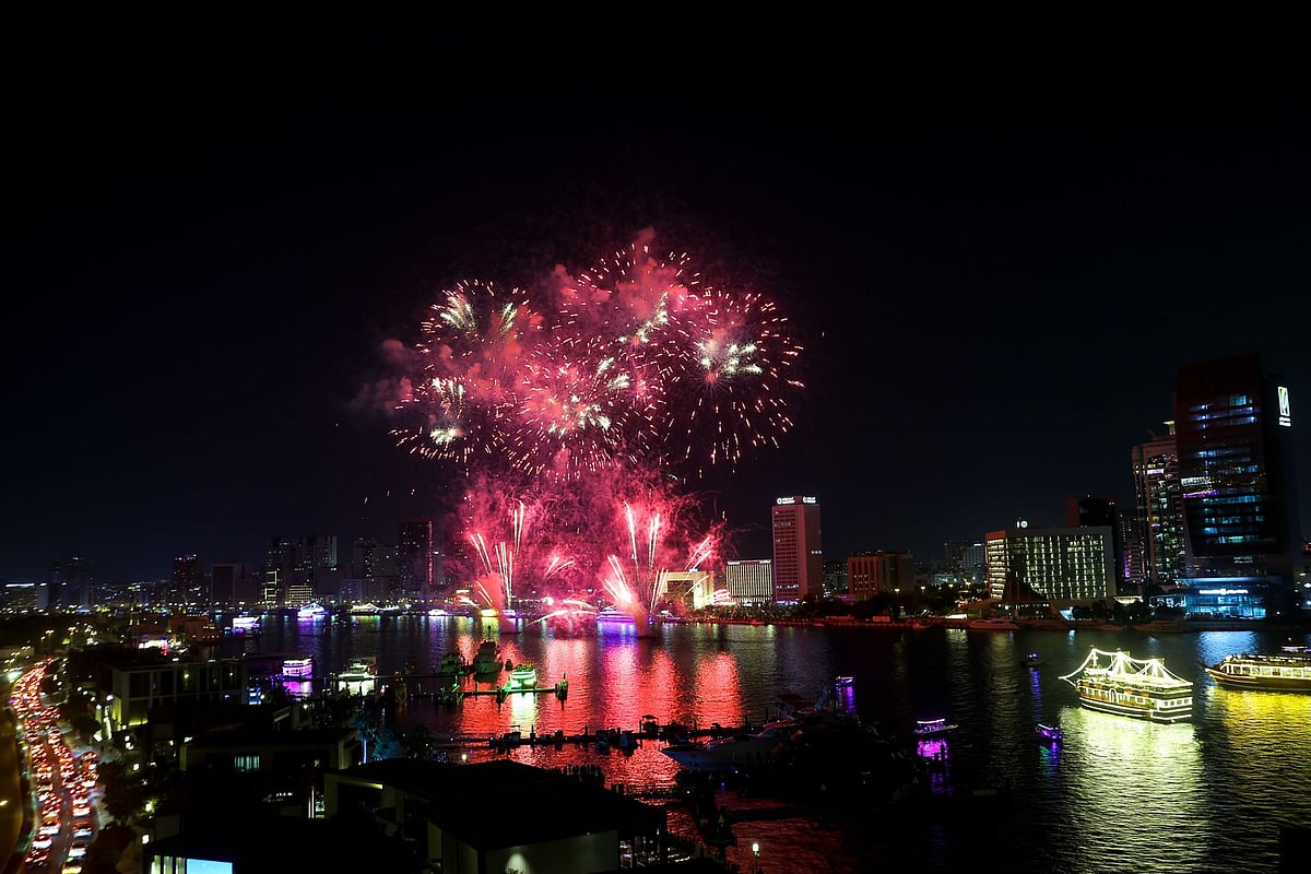 Light, colour, and magic! Watch Souk Al Seef sparkle with Diwali fireworks.