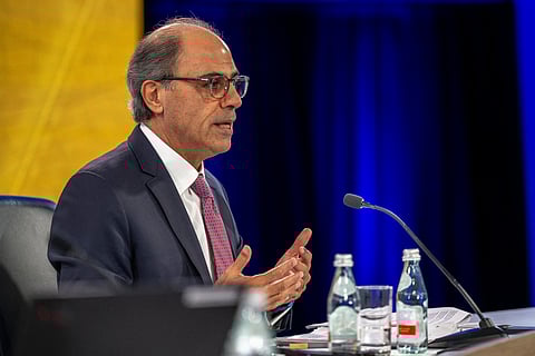 File photo of Jihad Azour, director of Middle East and Central Asia at the International Monetary Fund.