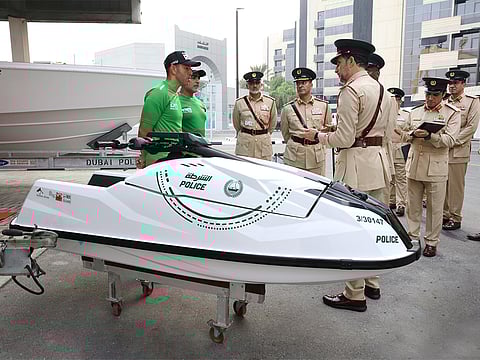 Dubai Police also unveiled plans for the Haddad project — an eco-friendly, self-driving smart police boat equipped with remote-control features, advanced monitoring systems, and visual analysis technology. 