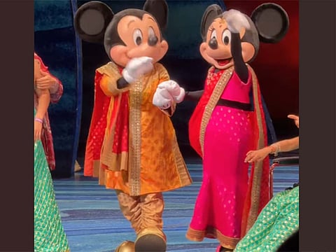Check out Mickey and Minnie Mouse in desi avatars