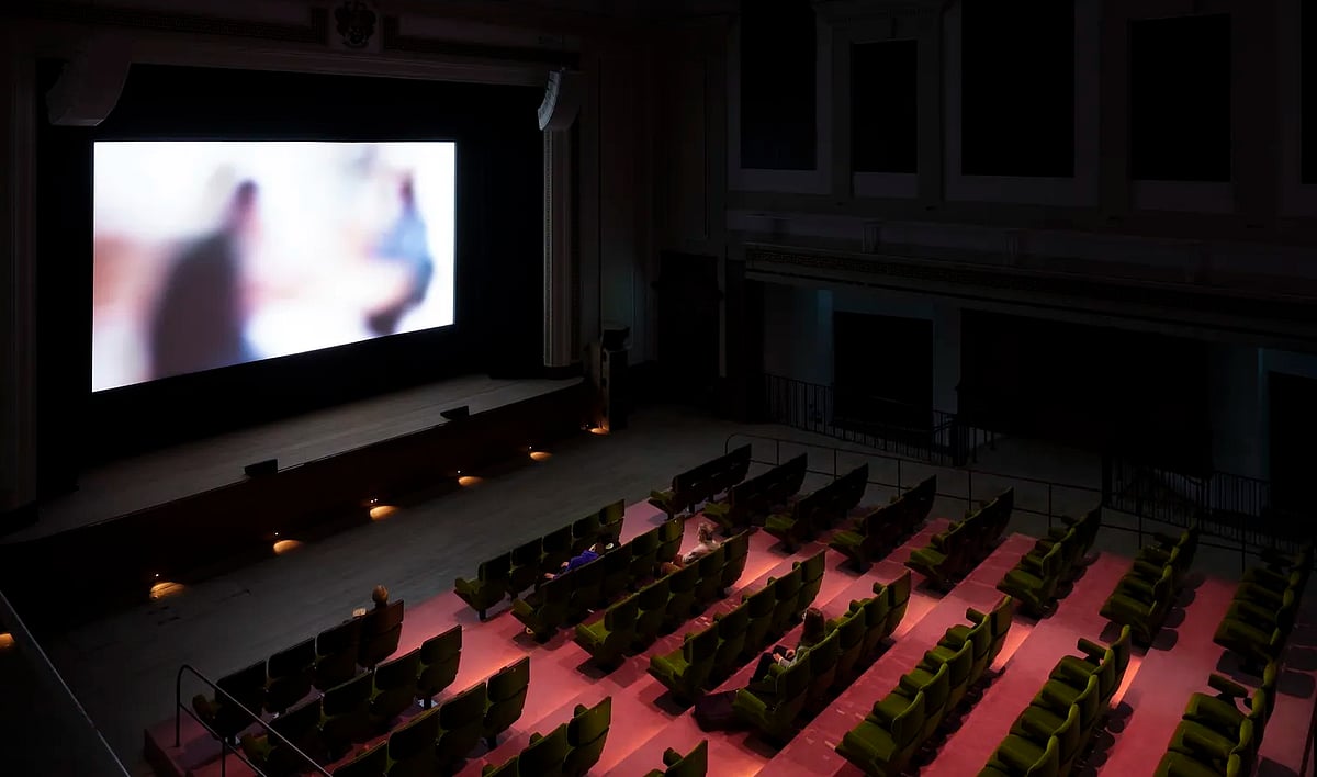 A meta-cinema experience at Prada Mode London